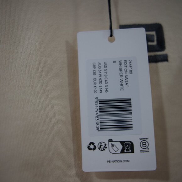 Women's P.E. Nation Edition Sweat Whisper White Sweater - Picture 3 of 5